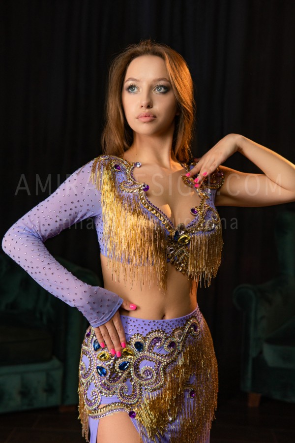 Professional bellydance costume (Classic 258 A_1)